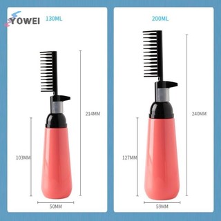 Lược tô màu tóc YOWEI Chai nhuộm tóc rỗng có cọ bôi Salon phân phối VN