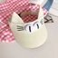 DARON Big Eyes Cat Che Nắp, Chống Nắng Đáng Yêu Kitty Rỗng Mũ, Thời Trang Sáng Tạo Ngộ nghĩnh Nhanh Khô Vải Tai Mèo Mũ Chống Nắng Bé Gái