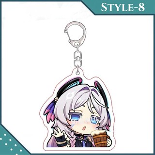 New Genshin Impact Game Citlali Pendant Keychain Cute Cartoon Anime Keyring Backpack Jewelry Accessories Co