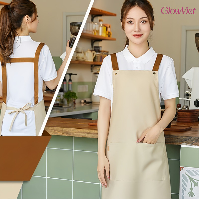 Tạp Dề Chống Thấm Nước Và Chống Thấm Dầu,Thích hợp cho cả nam và nữ,Thích hợp cho bartender,bồi bàn,đầu bếp