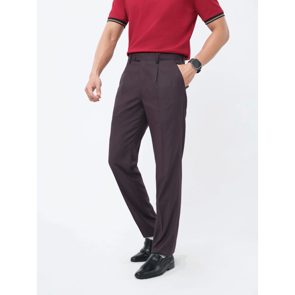 Quần Tây 1Ply VIETTIEN vải Poly phom REGULAR VT00000346