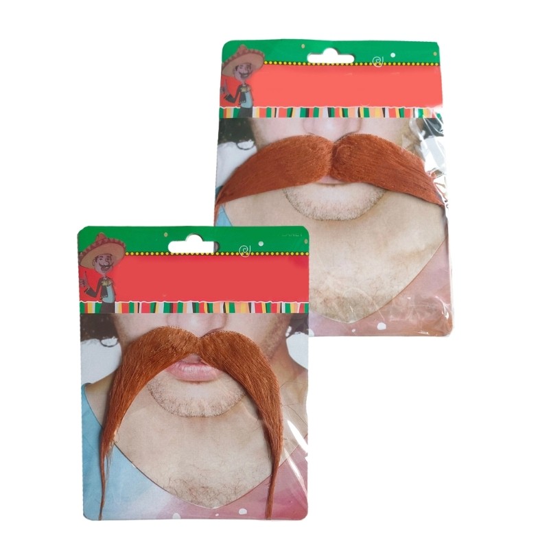 Vua 2 Chiếc ria mép giả, râu giả dính trang phục cosplay Halloween