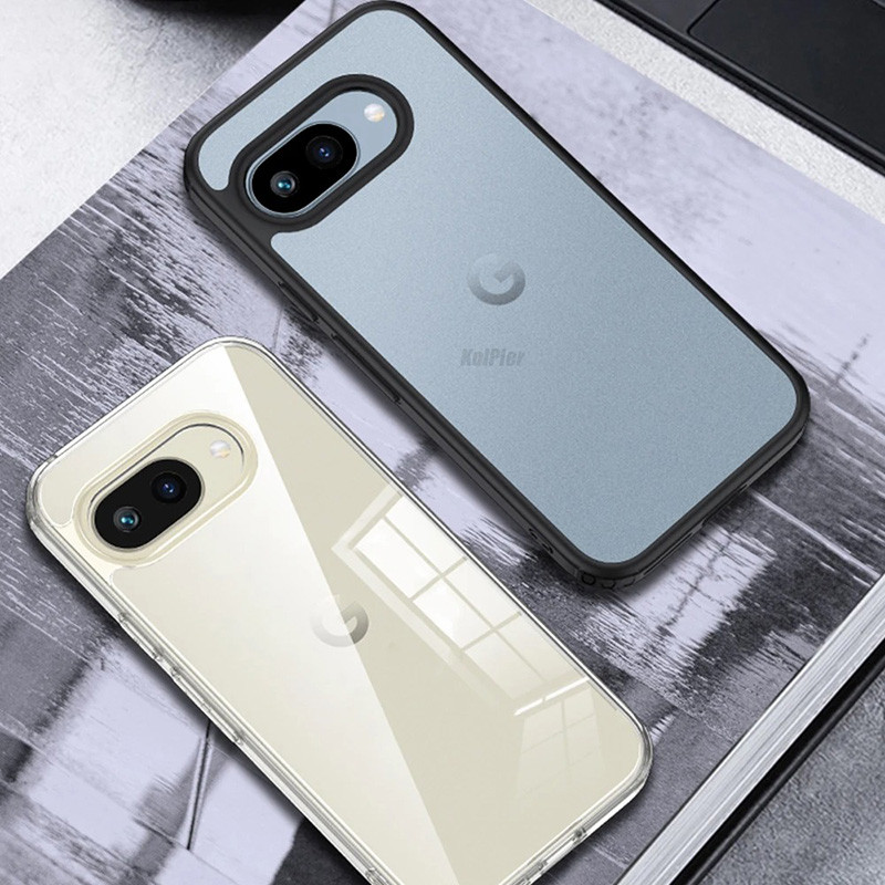Dành Cho Google Pixel 9a Hybrid Trong Suốt Chống Va Đập TPU & PC Matte Túi Khí Chống Sốc