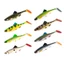 DARON Mô Phỏng Mồi Câu Cá, Mồi Mắt 3D Shad Mềm Swimbait, Chìm Mềm Mồi Hành Động Thực Tế Silicone T Tail Mồi Mềm Bass Câu Cá