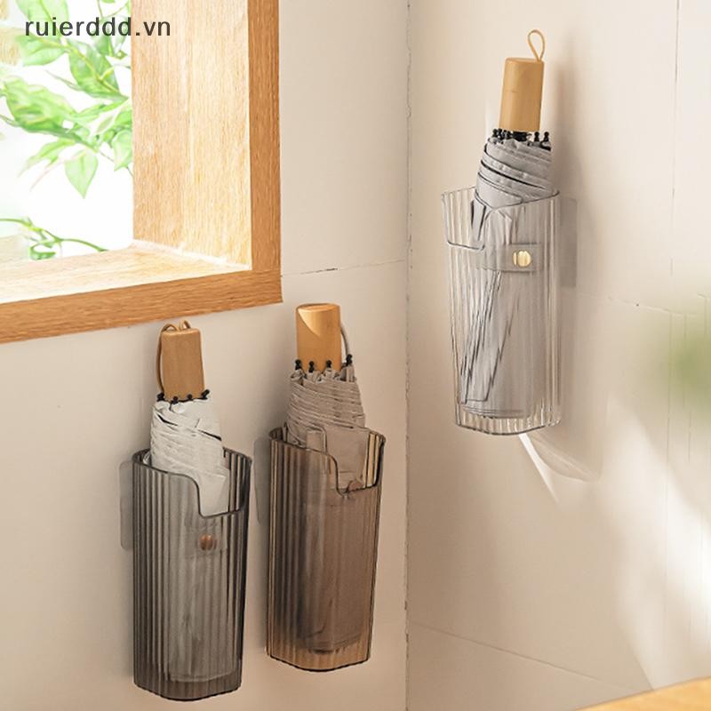 # ruierddd # 1 / 3 Chiếc Ô Treo Tường Không Đục Lỗ Giá Để Đồ Ô Cửa Xô Bảo Quản Túi Nhựa Hộp Bảo Quản Xô.