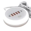 Bộ chuyển đổi sạc WU USB C đa cổng với đèn LED tròn sáng tạo thông minh