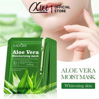 SADOER Mặt nạ lô hội Thu nhỏ lỗ chân lông, làm dịu, phục hồi và dưỡng ẩm cho da mặt