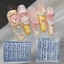 Váy kem làm bánh Nơ Ruy băng 3D Khuôn Acrylic Trang trí móng tay nghệ thuật DIY Thiết kế khuôn silicon khuôn nghệ thuật cho móng tay quyến rũ {VN}