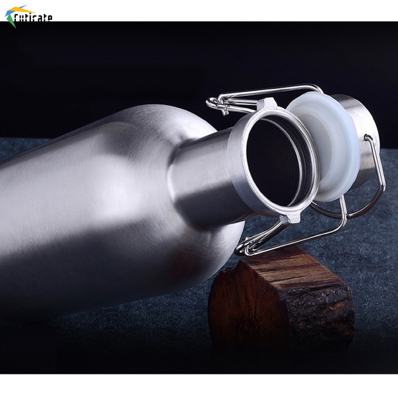 1000ml Swing Top Hip Bình Inox Nhà Bia Growler Chai