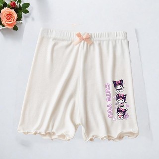 2025 Kuromi Quần Legging Modal Trẻ Em Với In Hình Hoạt Hình Vui Nhộn Quần Co Giãn Mềm Cho Bé Gái