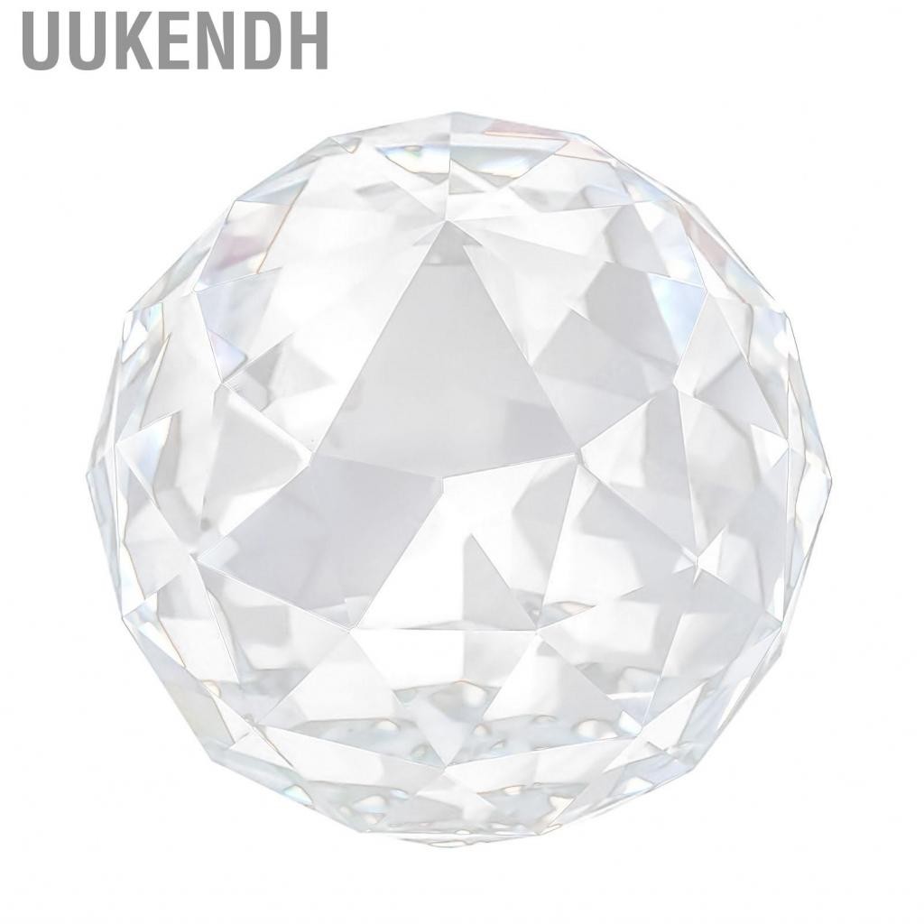 Uukendh Uukendh-vn Clear Cry Crystal Glass Ball 60/80mm mờ mặt hình cầu hình cầu hình cầu Suncatcher Trang trí khách sạn Trang trí phần cứng phần cứng (60mm/2.36in)