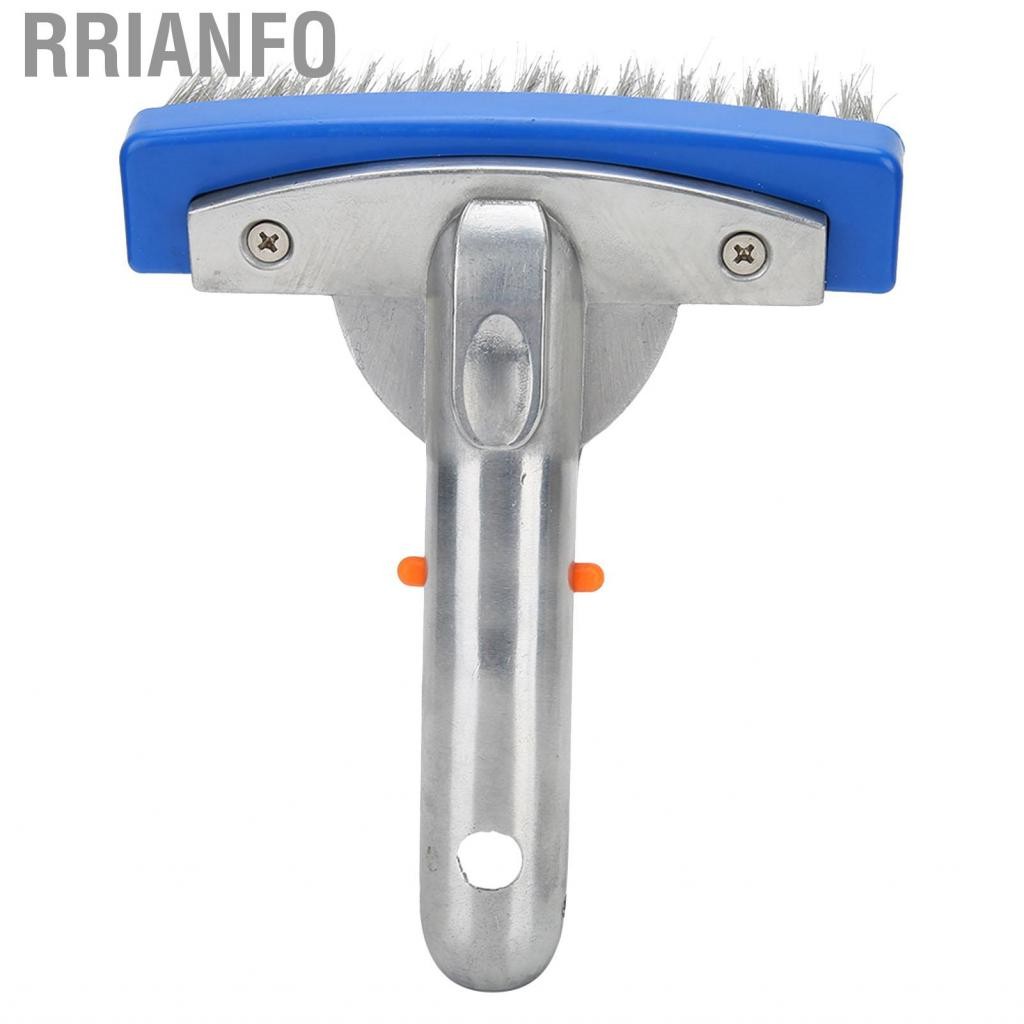 Rrianfo Rrianfo -VN Sutinna 5in Bàn chải hồ bơi bằng thép không gỉ - Hiệu suất cao có khả năng chịu được