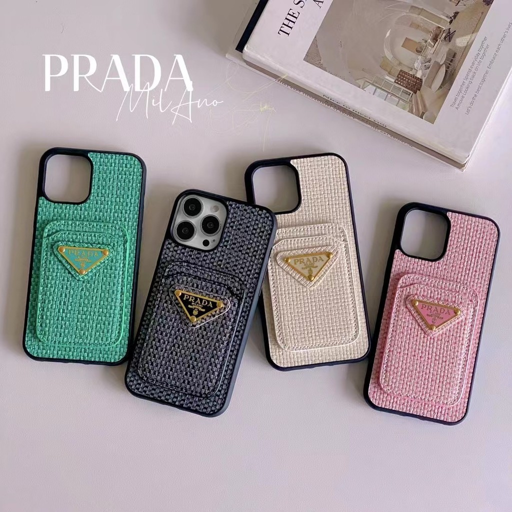 Dành Cho Samsung S10 S20 S21 S22 S23 S24 S25 PLUS S25ULTRA S24U S23U S22U S21U S20FE S21FE S23FE S24FE Họa Tiết Bện Cổ Điển Có Khe Cắm Ví Thẻ Thiết Kế Đơn Giản Ốp Điện Thoại Chống Sốc