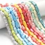 Exhila Gói 10 Nhiều Màu Sắc Retro Gốm Cá Hạt Handmade Miếng Đệm Charm Cho DIY Vòng Tay Trang Sức Thủ Công Phụ Kiện