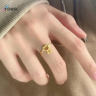 Nhẫn YOWEI Phụ Kiện Dễ Thương Làm Đẹp Hoạt Hình Anime Trang Sức Có Thể Điều Chỉnh Người Bạn Tốt Confidante Đồ Chơi Bé Gái Quà Tặng VN