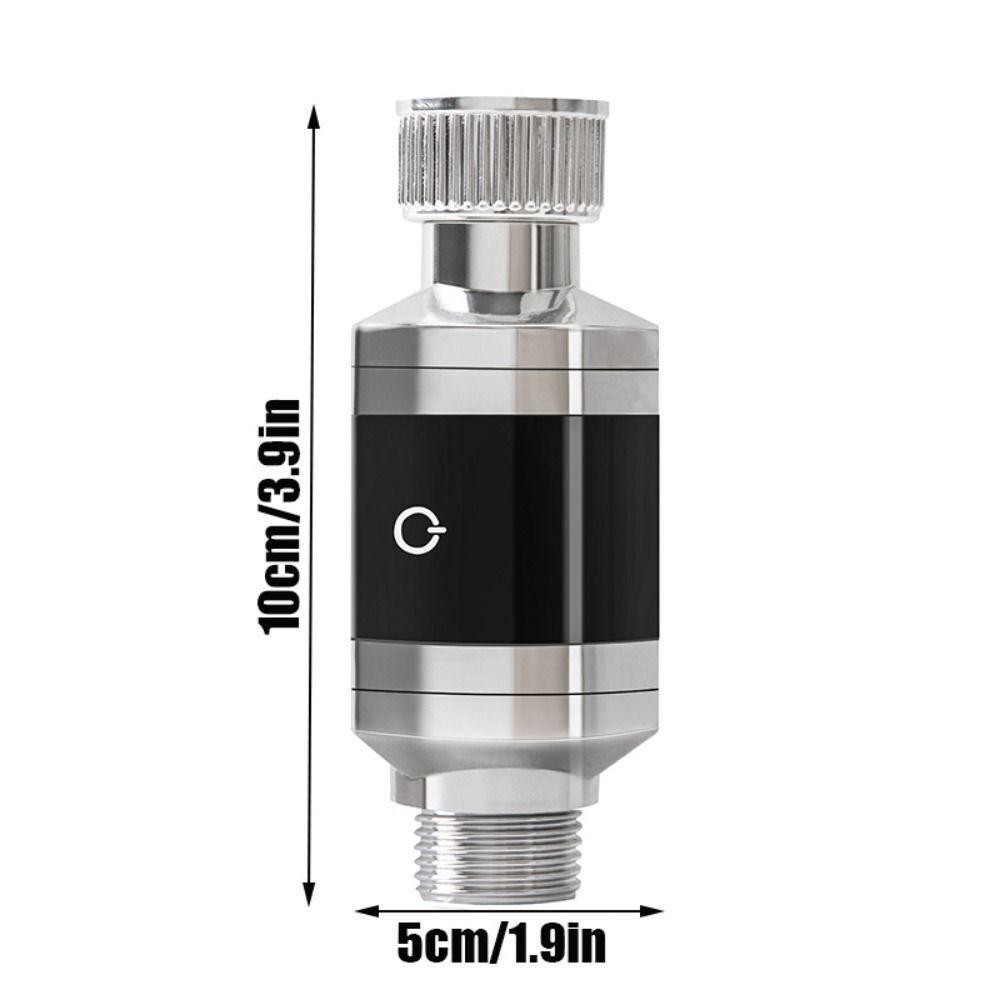 Máy đo nhiệt độ nước vòi NATURALHM, Nhiệt kế vòi hoa sen hiển thị kỹ thuật số LED chính xác, Máy kiểm tra nhiệt độ nước thông minh thời gian thực chống nước tự cấp nguồn