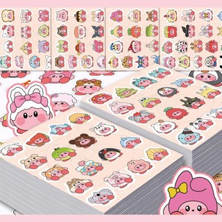 103 Chiếc Hoạt Hình Vui Nhộn Kirby Kawaii Dán DIY Laptop Đàn Guitar Chống Thấm Nước Dễ Thương Miếng Dán Đồ Chơi Trẻ Em