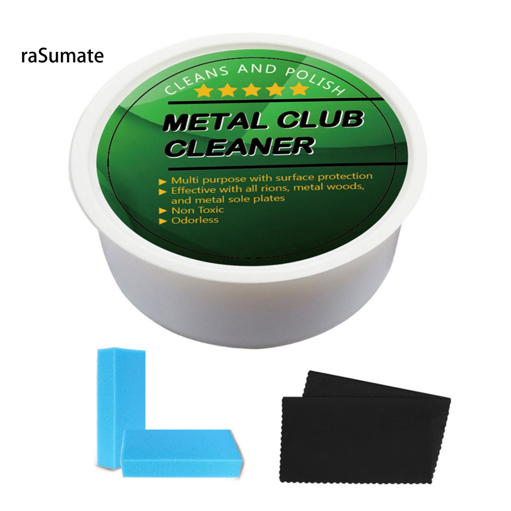 < rasumate > Chất tẩy rỉ kim loại cho câu lạc bộ chơi gôn Chất tẩy rửa phụ kiện chơi gôn Bộ chăm sóc câu lạc bộ chơi gôn tối ưu Bộ dụng cụ đánh bóng tẩy rỉ sét Miếng bọt biển cải thiện trò chơi của bạn với cho khu vực Đông Nam