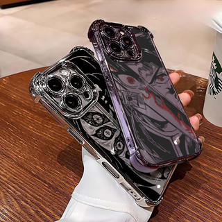 Ốp Điện Thoại Anime Demon Slayer Cho Samsung Galaxy A55 A54 A15 A51 A02 A25 A24 A33 A04E A04 A03 Core A32 A13 A06 A02S A16 Vỏ Điện Thoại Di Động Mạ Túi Khí Trong Suốt Chống Rơi