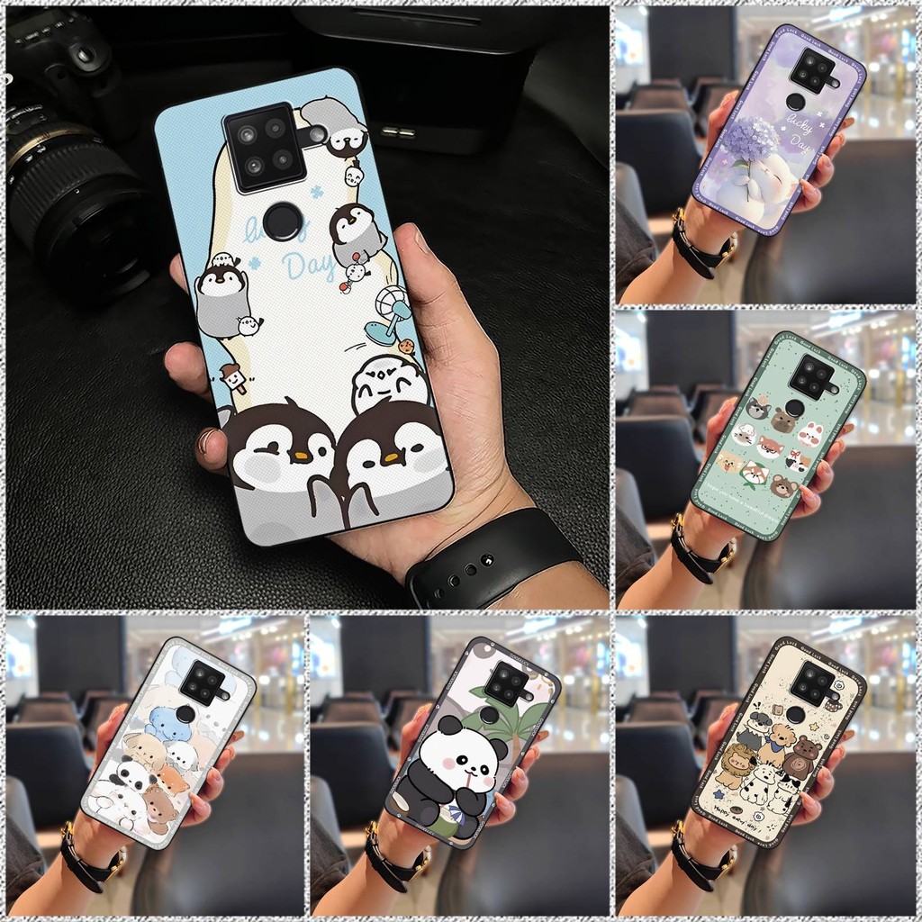 Ốp lưng TPU hoạt hình cho Sharp Aquos Sense4 Plus, silicon mềm, chống va đập, bảo vệ bền, chống bụi bẩn
