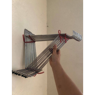 Móc treo lồng chim 30cm gắn tường làm bằng inox combo 5 chiếc
