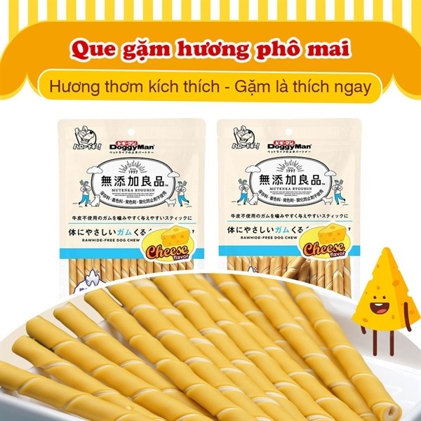 Que dài hương phô mai cho chó Doggyman - 120g