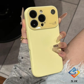 Ốp lưng chống sốc hương thơm cảm ứng da mới cho iPhone 16 15 14 13 12 Pro Max 11 16Plus Vỏ silicon chống mồ hôi có bảo vệ ống kính nâng cao Bảo vệ toàn diện