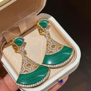T Tính Khí Đẹp Tinh Tế Zircon Thanh Lịch Mới Ánh Sáng Sang Trọng Bông Tai