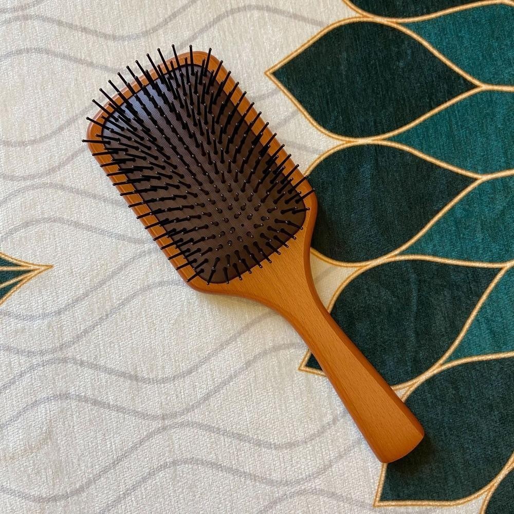 NEXTPH Túi Khí Massage Lược, Chăm Sóc Tóc Mái Chèo Đệm Tre Lược, Rụng Tóc Đệm Không Khí Lược Gỗ Chăm Sóc Tóc Da Đầu