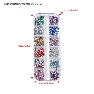 [savemoneyeveryday] 12 Lưới Móng Tay Kim Cương Giả Mặt Sau Phẳng Làm Đẹp Móng Tay Diy Trang Trí 3d Làm Móng Tay Nghệ Thuật Trang Trí Cho Bé Gái [vn]