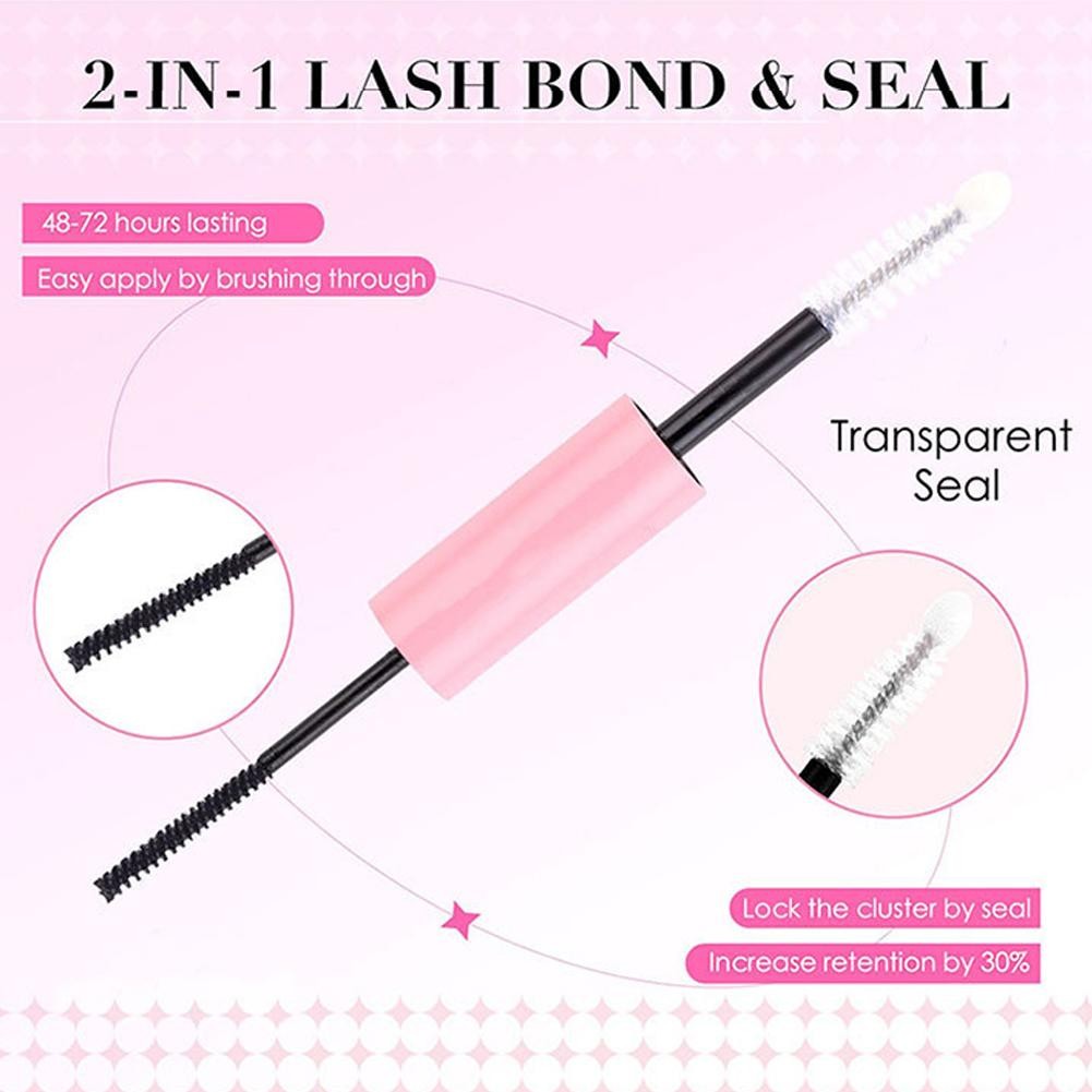 2IN1 Hai Đầu Phân Đoạn Lông Mi Keo DánBond Tẩy Lông Giả Nối Mi Keo Có Keo Tẩy