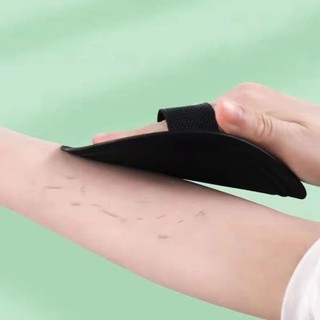 Găng tay đi tắm CATIYAHA, Bàn Chải Tẩy Tế Bào Chết Tròn Chắc Chắn, Bàn Chải Massage Tắm Tiết Kiệm Nhân Công Cao Su Màu Đen Hộ Gia Đình