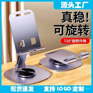 Giá đỡ máy tính bảng xoay bằng kim loại, có thể gập lại, di động, đa chức năng, giá đỡ điện thoại lười biếng, quà tặng tùy chỉnh
