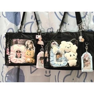 Anime mới niche hàng ngày túi đựng thẻ ruy băng nylon đa năng túi đeo vai thông thường