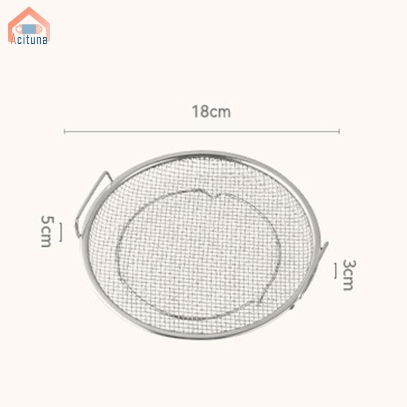 Fryer Lọc Dầu Chiên Chiên Giỏ Chiên Thép Không Gỉ Khay Sifting Đĩa BBQ