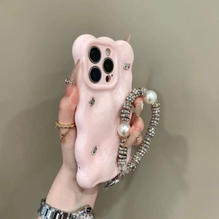 Ốp điện thoại hình mèo kim cương giả ba chiều bong bóng sang trọng cho iPhone16 Pro Max 15 14 13 12 11 Pro Max bảo vệ camera chống sốc chống rơi mặt sau mềm