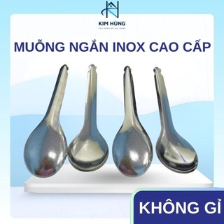 [Giá Xưởng] Combo 10 Muỗng INOX Sáng Bóng Không Gỉ Sét Ăn Cơm, Cháo, Súp Cao Cấp