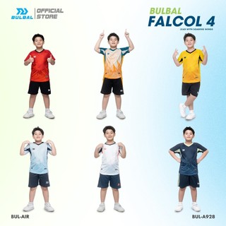 Bộ Quần Áo Bóng Đá Trẻ em Bulbal Falcol 4 chất liệu vải Bul-Air co giãn cao, thoáng mát