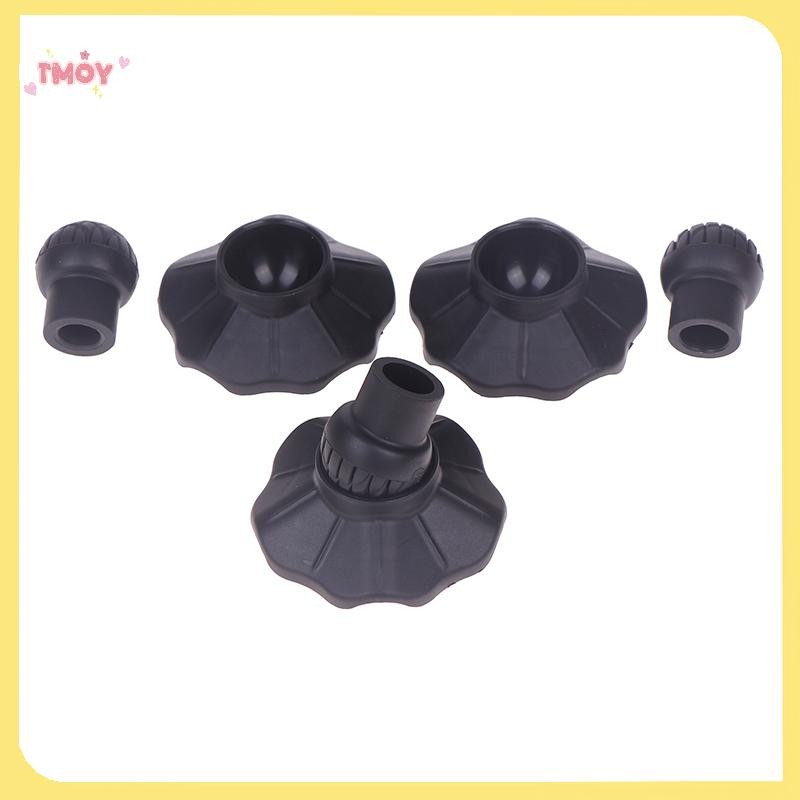 TMOY 4 13MM 15MM 16MM Cắm Trại Phân Nắp Chân Nhựa Chống Trơn Trượt Ghế Ngoài Trời Điều Chỉnh Chân Thảm Phụ Kiện
