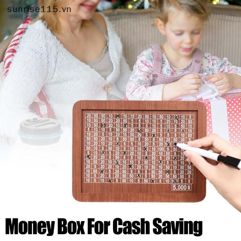 Hộp Đựng Tiền SRVN Có Quầy Bằng Gỗ Heo Đất Tiết Kiệm Trẻ Em Người Lớn Hộp Tiền Tiết Kiệm Tiền Thu Ngân Ngăn Kéo Tổ Chức Thủ Công Nhà.