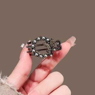 MAUROPOLI [Sẵn Sàng] Kẹp Tóc Ngọc Trai Bướm Dễ Thương Tinh Tế Phong Cách Mới Cho Tóc Gãy Nổ Kẹp Mỏ Vịt Độc Đáo