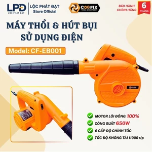 Máy thổi bụi 650W sử dụng điện COOFIX CF-EB001 Có chỉnh tốc 6 cấp độ, lõi bằng đồng chính hãng
