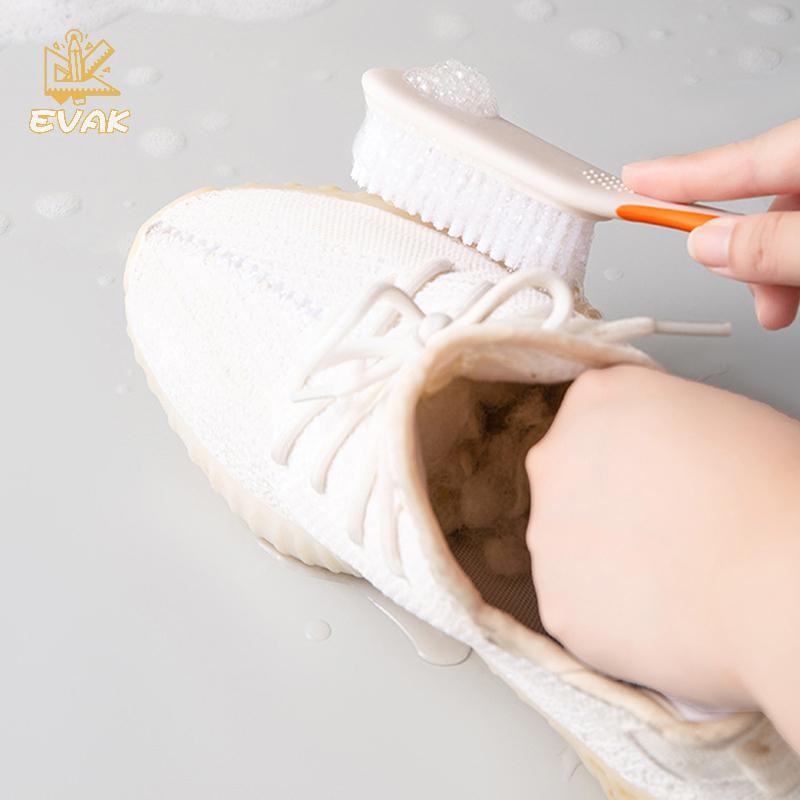 Alittlesetrtu Tay Cầm Dài Chà Bàn Chải Lông Mềm Giặt Quần Áo Giày Chà Bàn Chải Nhựa Di Động Bàn Chải Làm Sạch Cho Nhà Bếp Phòng Tắm VN