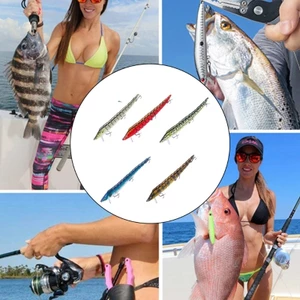 Treeling Nổi Eel Dụ Crankbait 13 Đoạn Câu Cá Mồi Nhân Tạo Có Móc