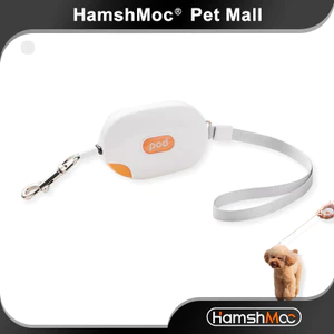 Hamshmoc Dây Xích Thú Cưng Nhỏ Gọn Có Thể Thu Vào Abs Gương Chống Sốc Hoàn Thiện Dễ Dàng Mang Theo Cho Thú Cưng Nhỏ / Vừa