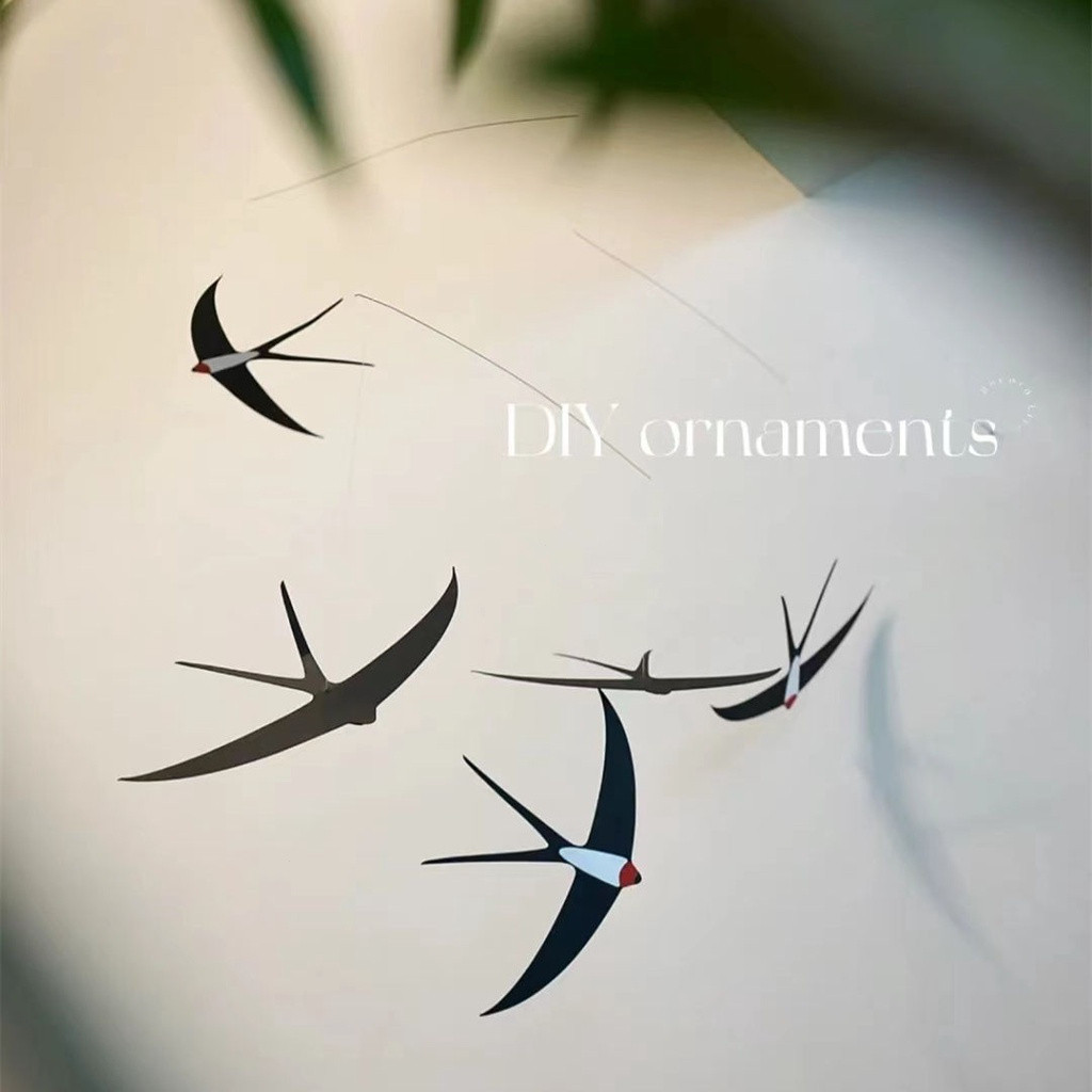 [Còn hàng] Gói vật liệu DIY kiểu Đan Mạch Bắc Âu dùng để treo trang trí tường với mặt dây chuyền trên không kiểu INS