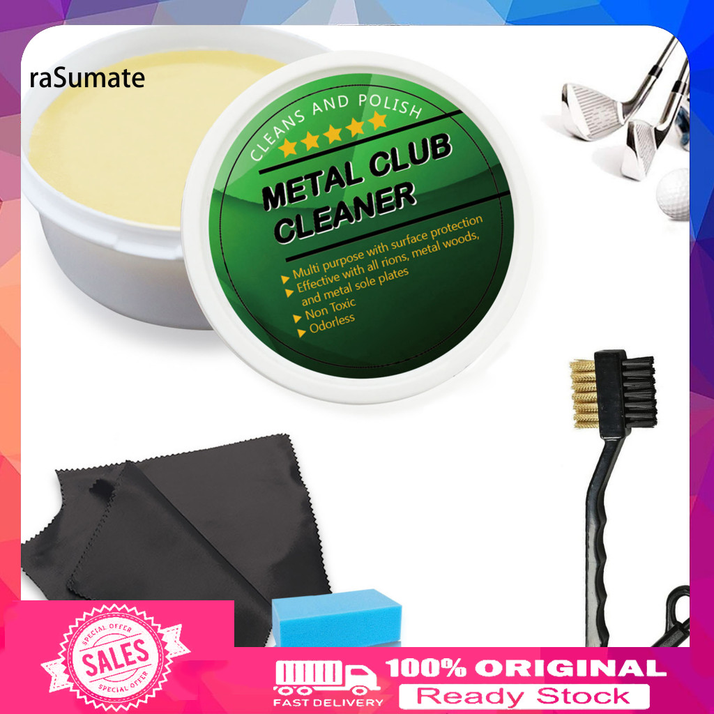 < rasumate > Chất tẩy rỉ kim loại cho câu lạc bộ chơi gôn Chất tẩy rửa phụ kiện chơi gôn Bộ chăm sóc câu lạc bộ chơi gôn tối ưu Bộ dụng cụ đánh bóng tẩy rỉ sét Miếng bọt biển cải thiện trò chơi của bạn với cho khu vực Đông Nam