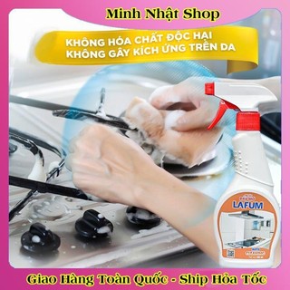 Tẩy dầu mỡ,tẩy nhà bếp, tẩy hút mùi, bếp gas, bếp từ, đáy xoong, đáy chảo LAFUM