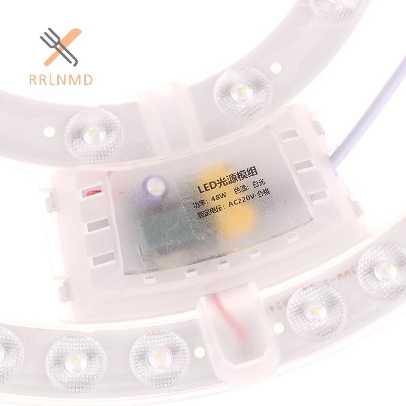 RRLNMD 1 Bộ 12w 18W 24W 36W 48W Bảng Điều Khiển Đèn Led Thay Thế Quạt Trần Đèn Tường Mô Đun Tròn 220v Mô Đun Đèn Trần Led MỚI