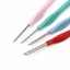 LAKAM 1 / 4 Bộ kim đục lỗ thêu, Khâu đính Bút thêu ma thuật thủ công DIY, 2.5 / 3 / 3.5 / 5.0mm Đầu Poking Dụng cụ chữ thập Bút thêu kim đục lỗ có thể điều chỉnh